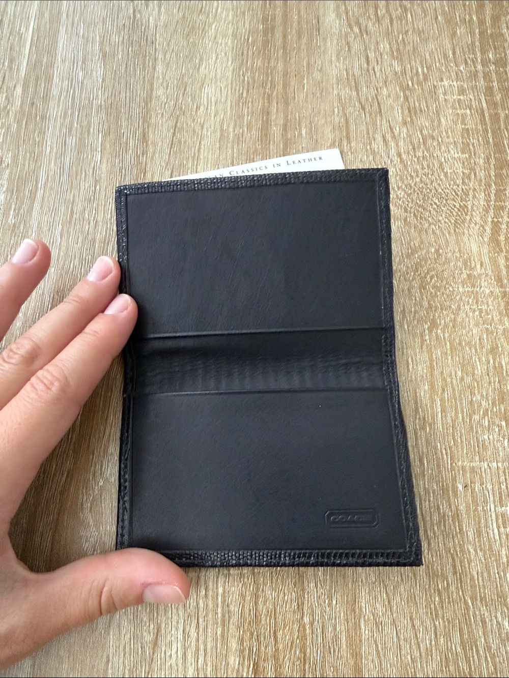 Vintage Coach lizard slim card case - Picture 4 of 5